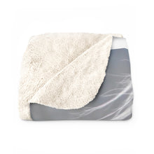 Load image into Gallery viewer, Luxurious White Horse Sherpa Fleece Blanket
