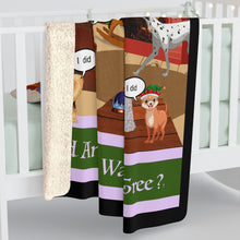 Load image into Gallery viewer, Unleash the laughs with our Funny Dog Antics Christmas Blanket
