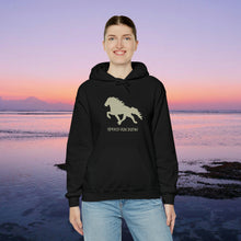 Load image into Gallery viewer, Speed Racking Horse Hoodie - How&#39;s that Gravel Taste ?
