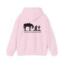 Load image into Gallery viewer, -Looking for Christmas Gift Ideas?  Our Hooded Sweatshirt is the perfect gift idea for women who are Farm Girl Strong!
