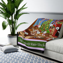 Load image into Gallery viewer, Unleash the laughs with our Funny Dog Antics Christmas Blanket
